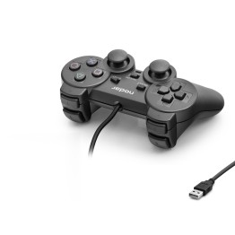 Pc Uyumlu Kablolu Usb Gamepad Oyun Kolu - Siyah ND401