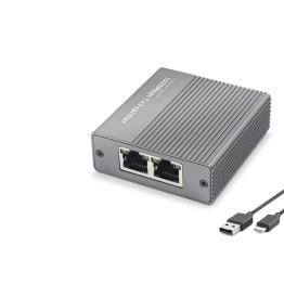 Gigabit Ethernet Switch 4 Port Type C Güç Girişli Gri HDX1413