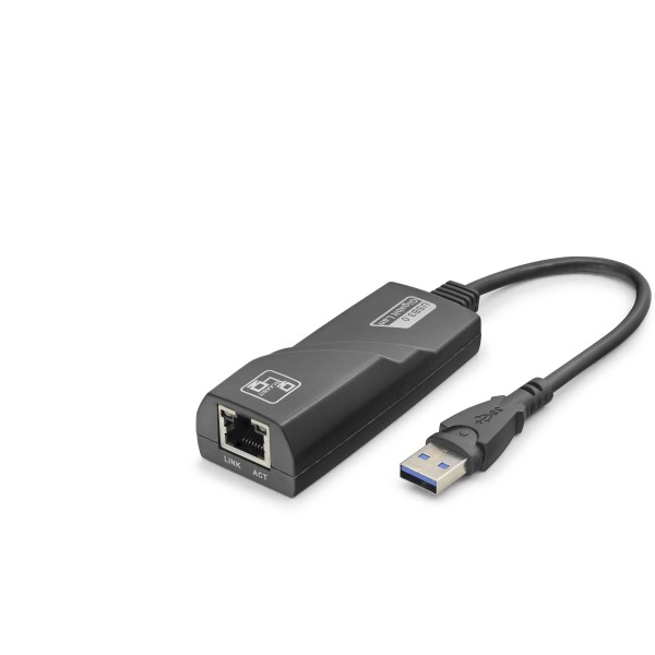 Usb 3.0 Ethernet Adaptör Gigabit Siyah HDX7867