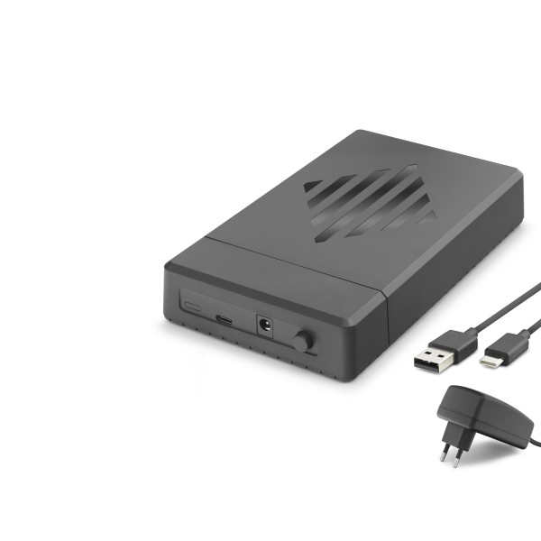 3.5 İnç Sata Hdd Harici Disk Kutusu Type-c Usb 2.0 Siyah HDX1794