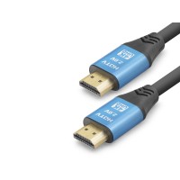 Hdmi 2.0 Kablo 4K Uhd 19+1 Od 8.0 Mm 15 M - Siyah Mavi ND4054