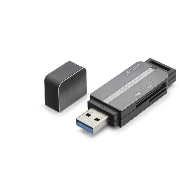 Usb Type-C 3.2 Gen1 Kart Okuyucu Sd Microsd 5 Gbps Gri HDX7054