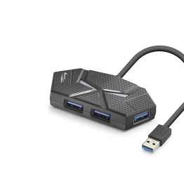 Usb 3.0 Hub Rgb 4 Port 5 Gbps 1.2 M HDX7050