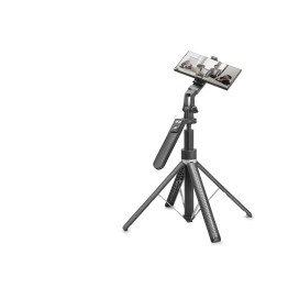Quadrupod Telefon Standı Ve Selfie Çubuğu Bluetooth Kumandalı 180 Cm Siyah ND1034