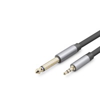 3.5Mm To 6.35Mm Gitar Kablosu 5 M - Siyah HDX1081