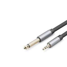 3.5Mm To 6.35Mm Gitar Kablosu 5 M - Siyah HDX1081