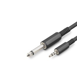 6.35Mm To 3.5Mm Gitar Kablosu 3 M - Siyah HDX1077