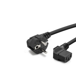 Kasa Güç Kablosu C13 3 Pin 1 Mm 500W L Tip 1.8 M HDX5555