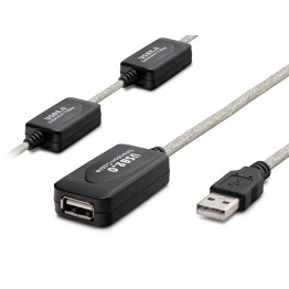 Usb Uzatma Kablosu 25 M - Silver Siyah HDX7546