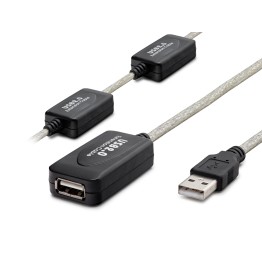 Usb Uzatma Kablosu 30 M - Silver Siyah HDX7525
