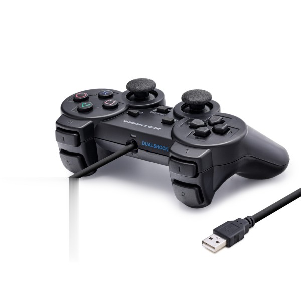 Pc Uyumlu Kablolu Usb Gamepad Oyun Kolu - Siyah HD302