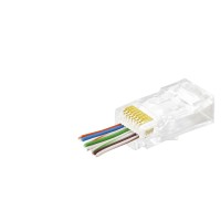 Cat6 Ez Rj45 Konnektör 100 Adet Paket - Şeffaf APXRJ45