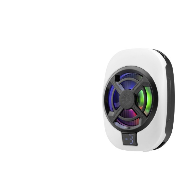 Manyetik Telefon Soğutucu Fan Rgb Isı Göstergeli Beyaz TL16