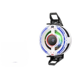 Manyetik Klipsli Telefon Soğutucu Fan Rgb Isı Göstergeli Beyaz CX16