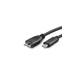 Type-C To Micro-B 3.0 Kablosu 60 Cm - Siyah HDX1062