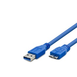 Usb 3.0 To Micro-B 3.0 Kablosu 1 M - Mavi HDX7510