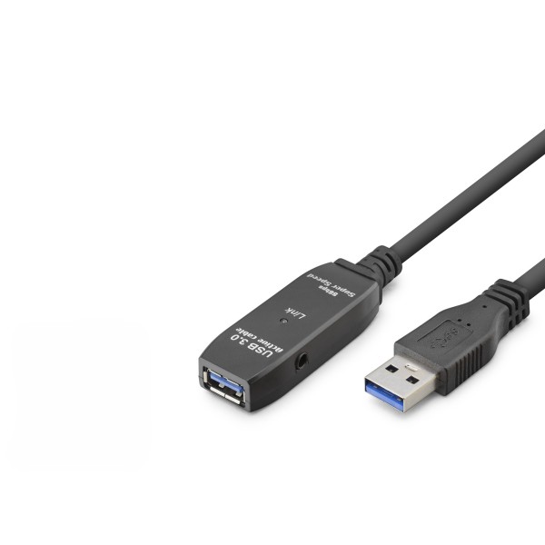 Usb 3.0 Active Repeater Uzatma Kablosu 5 M Siyah HDX7561