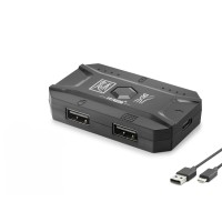 M1 Pro Mobil Oyun Klavye Mouse Dönüştürücü Adaptör Bluetooth 5.0 Type-C Siyah