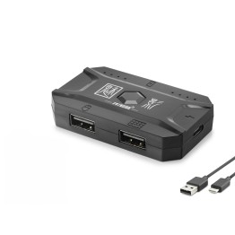 M1 Pro Mobil Oyun Klavye Mouse Dönüştürücü Adaptör Bluetooth 5.0 Type-C Siyah