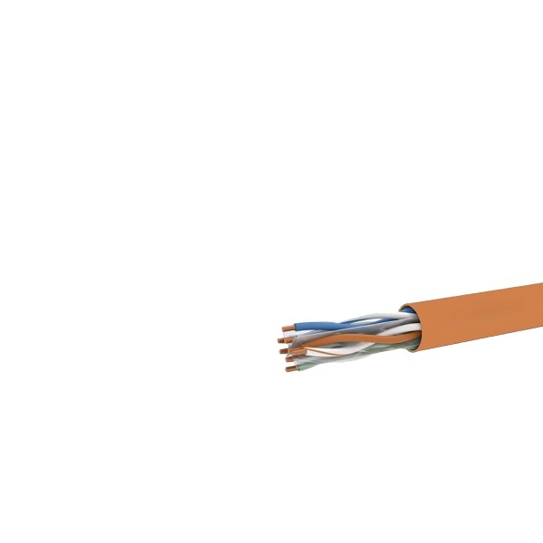 Cat6 U/Utp Dış Mekan Ethernet Kablosu Cu Hffr 23 Awg 305 M - Turuncu ER6004