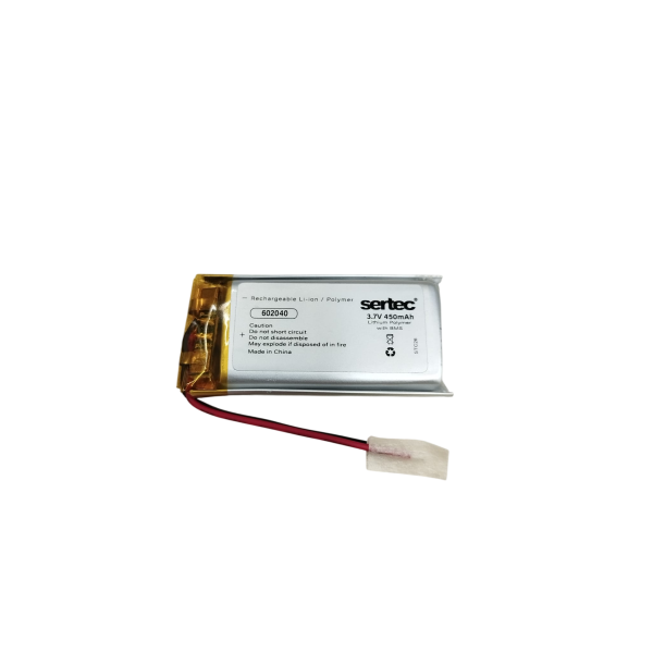 602040 3.7V 450 mAh Li-Polymer Pil (Devreli/1.5A)