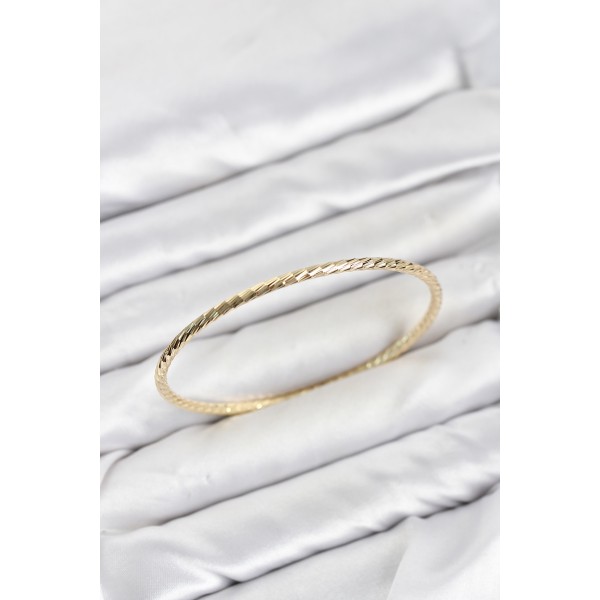 CM Gold Renk Kesim Model 65 mm Bilezik TJ-BB8617