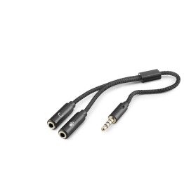 3.5Mm Mikrofon Ve Aux Ses Ayırıcı Adaptör Siyah HDX1083