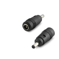 Dc Jack Dönüştürücü 5.5X2.5 Mm Soket 4.0X1.35 Mm Fiş 10 Adetli Paket Siyah HDX1315