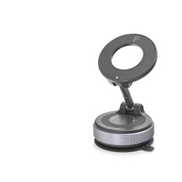 Magsafe Uyumlu Manyetik Vantuzlu 360° Döner Araç Içi Telefon Tutucu Metal - Siyah HDX8028