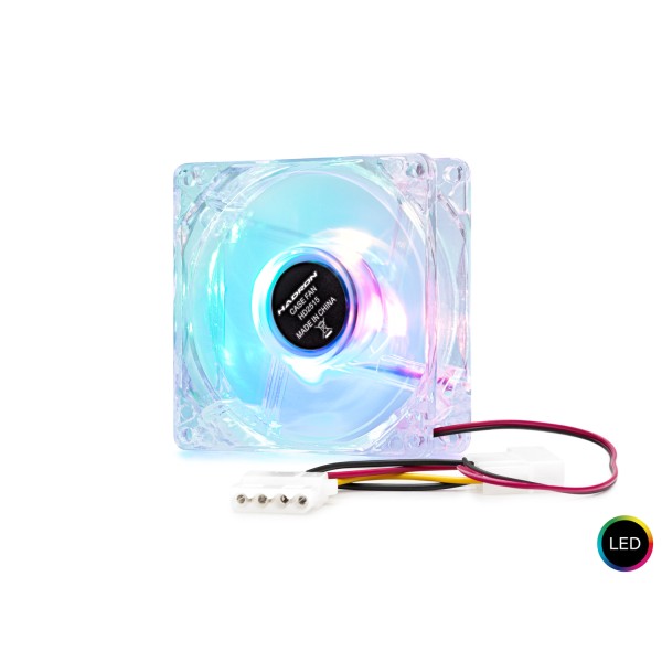 Kasa Fanı Led 80 Mm Şeffaf HDX1516