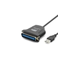 Usb To Paralel Lpt Yazıcı Dönüştürücü Kablosu 80 Cm Siyah HDX7526
