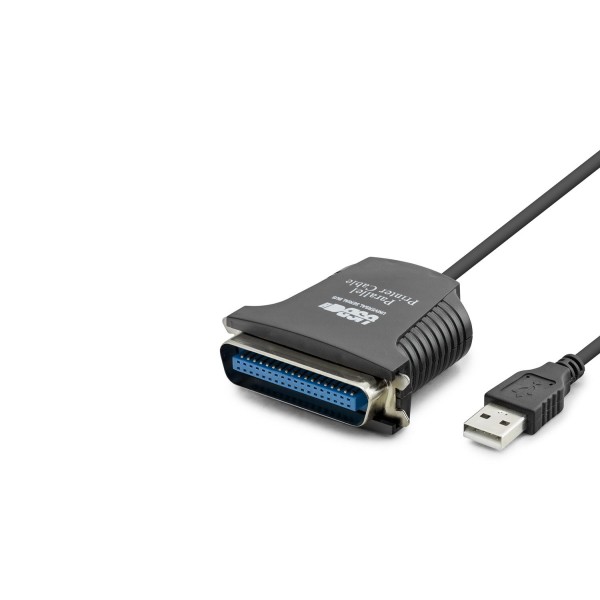 Usb To Paralel Lpt Yazıcı Dönüştürücü Kablosu 80 Cm Siyah HDX7526