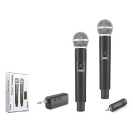 Uhf Kablosuz 2 Mikrofonlu Set 6.35 Mm Siyah HDX2802