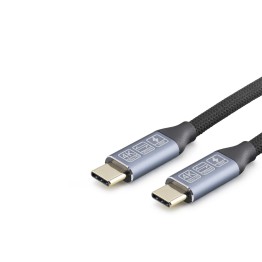 Type-C Usb 3.2 Gen2 20 Gbps 100W 4K 60Hz Şarj Ve Data Kablosu 0.5 M Siyah HDX7880