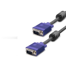 Vga Kablo Od 7.3 Mm 3 M Siyah Mavi HDX7783