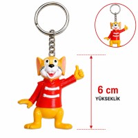 Sevimli Fare Figürlü Anahtarlık 6 Cm