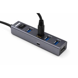 Usb Type-c 3.1 Gen1 Hub 4 Port 5 Gbps Gri TU360