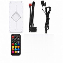 Argb Fan Ve Led Kontrolcü Hub Seti Uzaktan Kumandalı Beyaz ND2816W