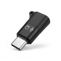 Type-C Kulaklık Mikrofon Ses Adaptörü Siyah HDX1085