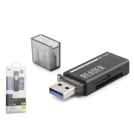USB Type-C 3.2 Gen1 Kart Okuyucu SD MicroSD 5 Gbps Siyah C306