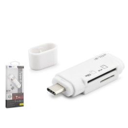Type-c 3.2 Gen1 Kart Okuyucu Sd Microsd 5 Gbps Beyaz TC301