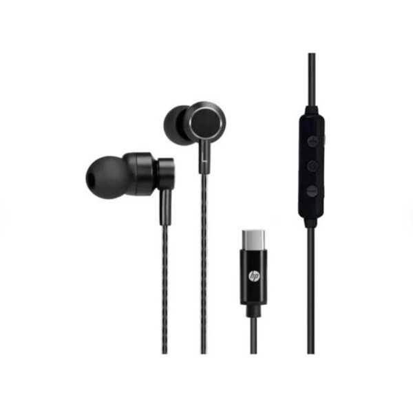 Kablolu Kulak İçi Mikrofonlu Kulaklık Type-c Pc Telefon Uyumlu Ses Kontrollü Siyah DHH1127BK