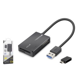 Usb Type-c 3.2 Gen1 All İn One Kart Okuyucu Cf Sd Microsd Ms 5 Gbps Siyah C313