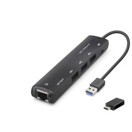 Usb Type-c 3.2 Gen1 Hub Gigabit Lan 4 Port 5 Gbps Siyah HDX7897
