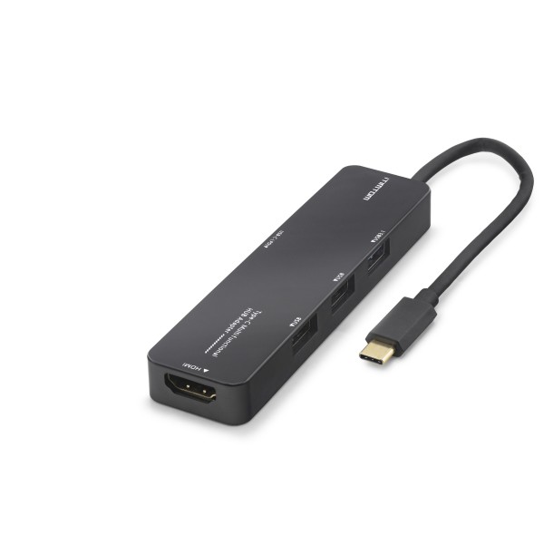 Type-c 3.2 Gen1 Hub Pd Hdmı 4K 5 Port 5 Gbps Siyah TUH305