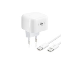 Type-c Hızlı Şarj Seti 45W Type-c Adaptörlü 1 M Örgülü Kablolu Beyaz ND1014