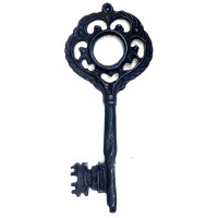 Mistik Dekor Anahtar, 197x83 mm - Büyük Boy, Antik, Vintage Stil Süs Tasarım Aksesuar Anahtarı
