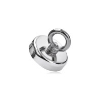 Olta Mıknatısı D25 - 25 mm, 19 kg Güçlü Neodyum Mıknatıs, Manyetik Halka, Vidalı Ayırma