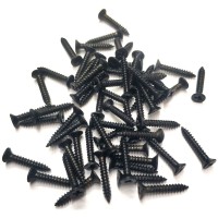 Siyah 1000 Adet Klips Vidası 2,2x13 mm YHB - Konik Başlı Kutu, Sandık, Ayak, Askı, Mini Vida