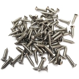 Nikel 1000 Adet Klips Vidası 2,2x9,5 mm YHB - Konik Başlı Kutu, Sandık, Ayak, Askı, Mini Vida